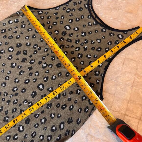 Majestic Filatures Dress gauzy silk blend lightweight animal print tank beach XS - Picture 4 of 11